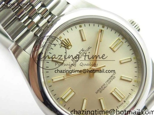 0125 WeatherProof Oyster Perpetual 41mm 124300 BP Maker Best Edition Silver Dial on SS Jubilee Bracelet A 2639